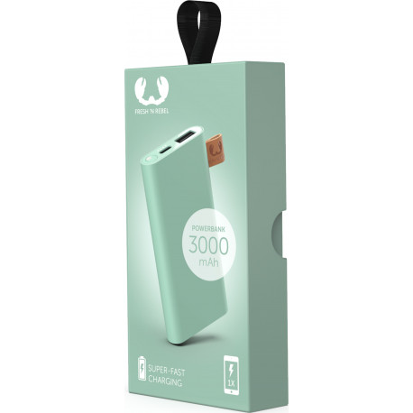 Powerbank Fresh N Rebel 3000 mAh USB-C Mint