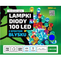 Lampki choinkowe L-100/G/5M/N LED niebieskie flash wewnętrzne OKEJ LUX