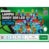 Lampki choinkowe LT-300/5M LED łańcuch niebieskie flash zewnętrzne OKEJ LUX