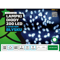 Lampki choinkowe LED 200...