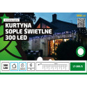 Kurtyna sople lampki LED LT-300/S multikolor zewnętrzne OKEJ LUX