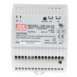Zasilacz na szynę 30W 24V/1.5A TS35 DR-30-24 MPL