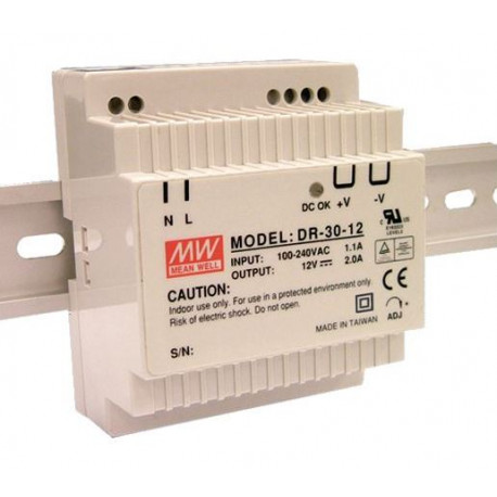 Zasilacz na szynę 30W 12V/2A TS35 DR-30-12 MPL