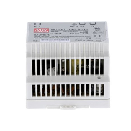 Zasilacz na szynę 30W 12V/2A TS35 DR-30-12 MPL