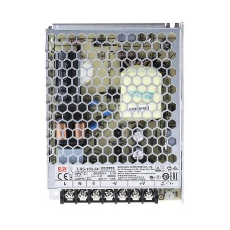 Zasilacz MEAN WELL RS-100-24 100W 24V modułowy