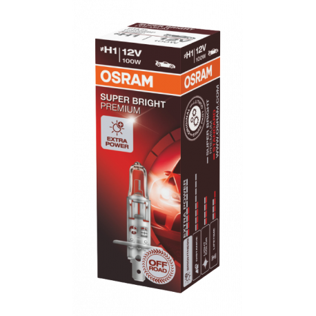 Żarówka H1 12V 100W 1 sztuka SUPER BRIGHT Premium OSRAM