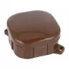 Over-plaster box PH 92x92 klik 5 terminal brown A.0020BR PAWBOL