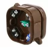 Over-plaster box PH 92x92 klik 5 terminal brown A.0020BR PAWBOL