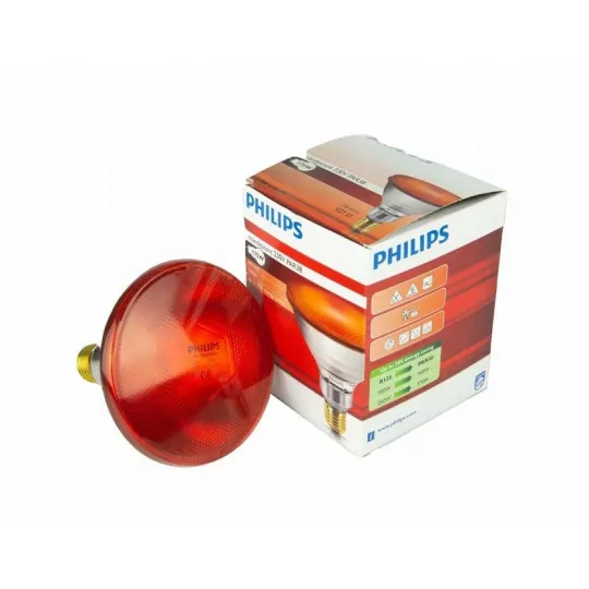 Philips E27 100W 230V PAR38 Infrared Radiator