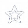 Outdoor decorative star transparent WS-6/F/G/LED/FE cold OKEJ LUX