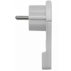 Wtyczka ultra płaska katowa biała z uziemieniem P0066 Emos