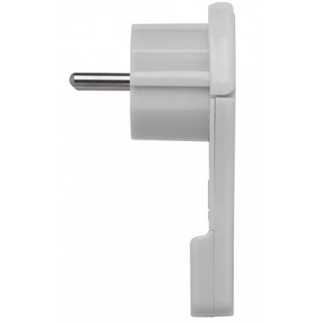 Wtyczka ultra płaska katowa biała z uziemieniem P0066 Emos