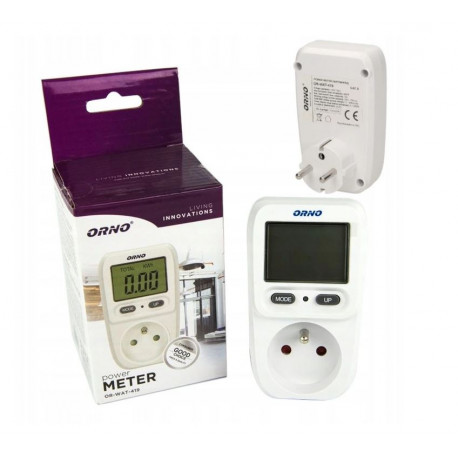 Watomierz kalkulator energii LCD OR-WAT-419 Orno