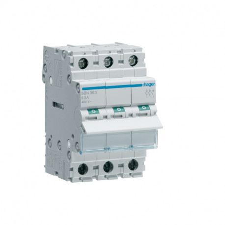 Rozłącznik izolacyjny główny SBN363 3P 63A Hager