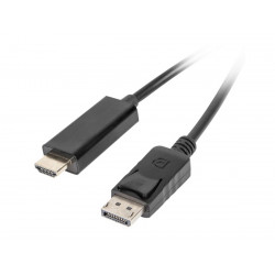 Kabel adapter DisplayPort-HDMI 1,8m CA-DPHD-10CC LANBERG