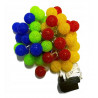 Christmas tree lights LTK-40 KA multicolor Openwork balls OKEJ LUX