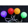 Christmas tree lights LTK-40 KA multicolor Openwork balls OKEJ LUX