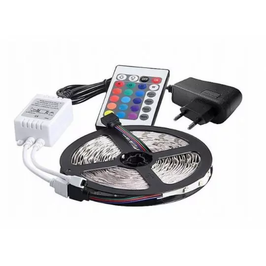 Pasek LED 72W 24V IP65 SMD 5050 silikon RGBWW 5m