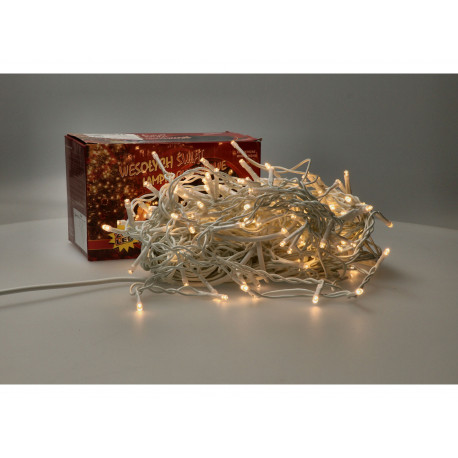 Lampki choinkowe 200LED sople zewnętzne WW 10 metrów Vitalux