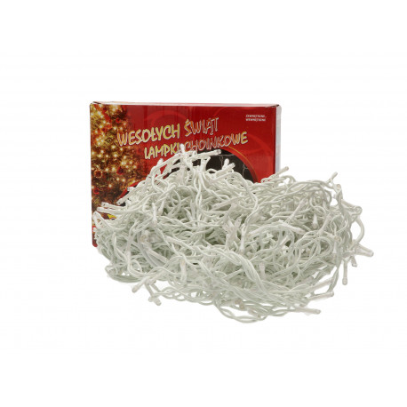 Lampki choinkowe 300LED sople zewnętrzne CW 14,5 metra Vitalux