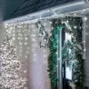 Lampki choinkowe 300LED sople zewnętrzne CW 14,5 metra Vitalux