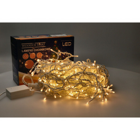 Lampki choinkowe 300LED sople zewnetrzne WW 14,5 metra Vitalux