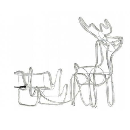 Renifer mały z saniami RENM-2FL CW+F IP44 Vitalux