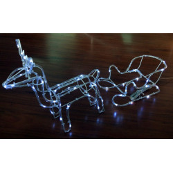 Reindeer + LED sled...
