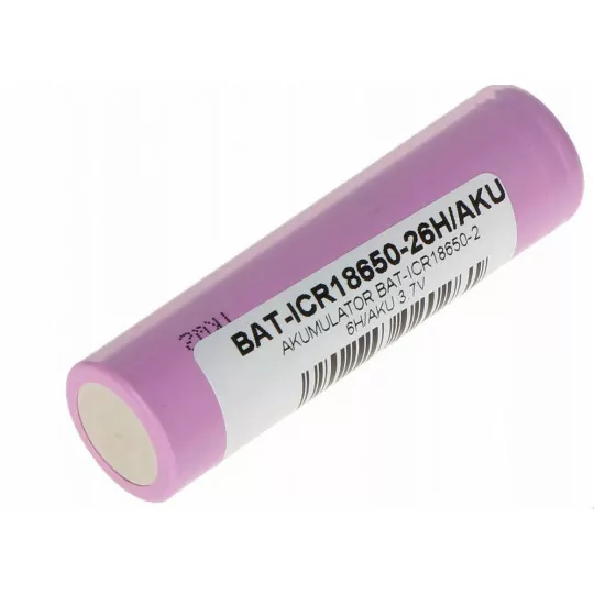 Akumulator 2600mAh ICR18650-26J M 3,7V Li-Ion SAMSUNG