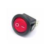 Rocker switch illuminated 2-position red 230V ORNO