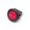Rocker switch illuminated 2-position red 230V ORNO