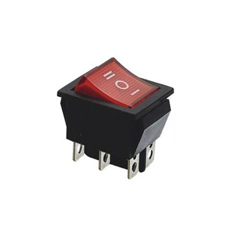 Przełącznik klaw. 3-poz. czerwony 15A 230V 55790-8329