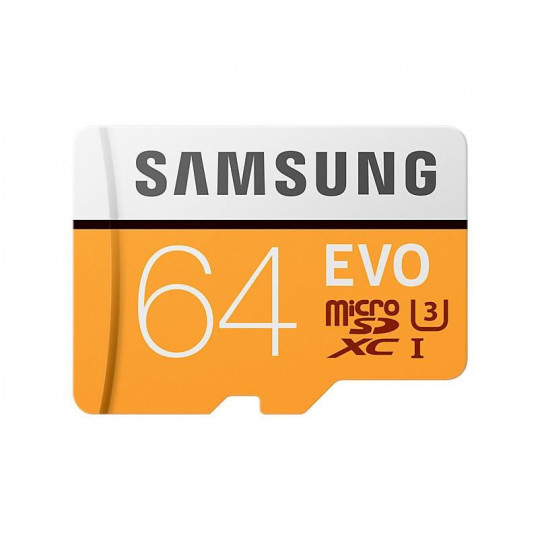 Samsung 64GB Evo Plus U3 4K microSD card +adapter SAMSUNG