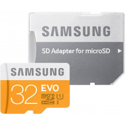 Karta pamięci 32GB mikroSDHC Evo z adapterem Samsung