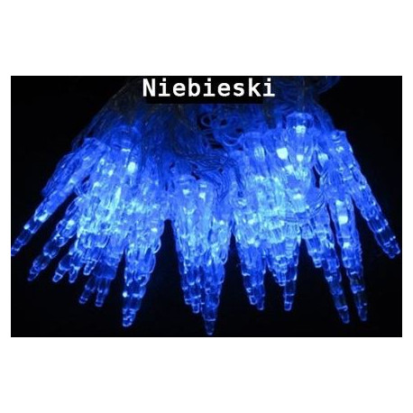 Sople płynące 30-sopli 90LED wewnętrzne niebieskie 8-funkcji OKEJ LUX