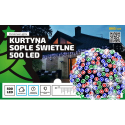 Kurtyna sople LED LT-500/S/M multikolor 24,5m time