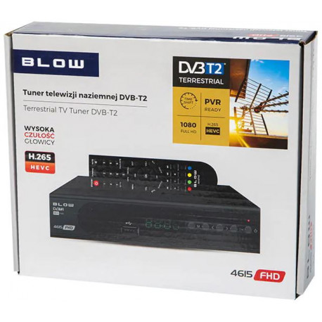 Tuner DVB-T/T2 H.265 Blow 4615 FHD 73044-8352