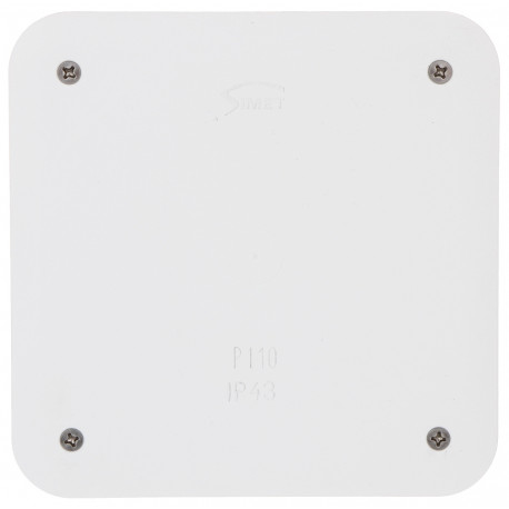 Puszka regips podtynkowa 115x115x45 niebieska SIMET