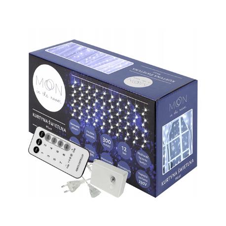 Lampki Kurtyna LED300 3x3m ML40Z CW pilot 76009-8369