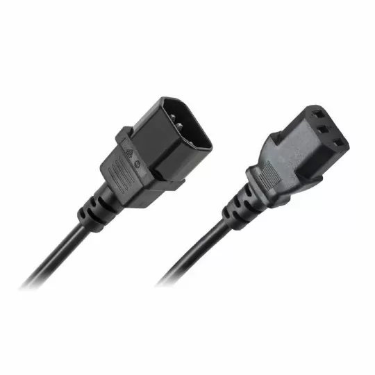 Kabel zasilający przedłużeniowy komputerowy VDE 3 metry Kabel zasilający przedłużeniowy komputerowy VDE 3 metry