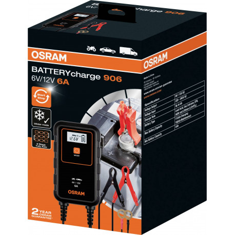 Prostownik BATTERY charge 6V/12V 6A OSRAM