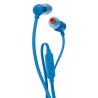 Słuchawki douszne z mikrofonrm niebieskie TUNE T110 blue JBL