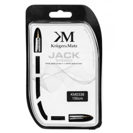 Kabel Jack 3.5mm wtyk/wtyk 1,5m KM0338 K&M-8387