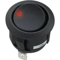 Przełącznik kołyskowy SCI R13-112DL-02 czer/żół12V-7959