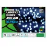 Christmas tree lights LED200/G/5M multicolor 20m outdoor FLASH OKEJ LUX