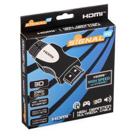 Kabel HDMI-HDMI płaski 2m H1024 28AWG 3D v1.4 SIGN-8436