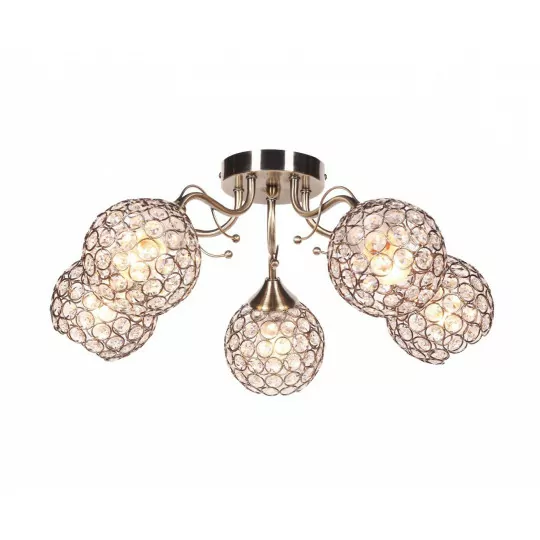 Lampa sufitowa COREA-5 AB antyk 5xE27 Vitalux Lampa sufitowa COREA-5 AB antyk 5xE27 Vitalux
