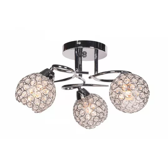 MALDIVE-3 CR chrome 3xE27 ceiling lamp Vitalux