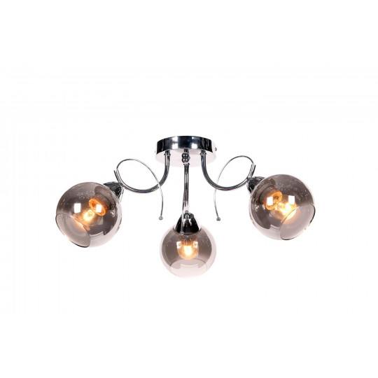 TONELA-3 CR chrome 3xE27 ceiling lamp Vitalux