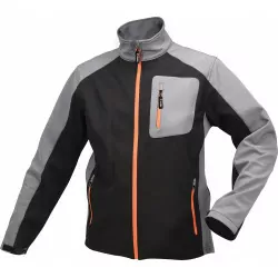 Kurtka Softshell czarno-szara rozmiar L YT-79532 Yato
